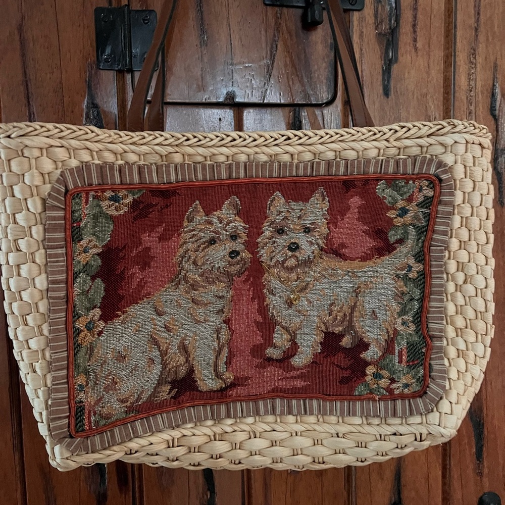 Vintage Y2K Cappelli Straw purse